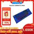 Bàn Phím cơ không dây Newmen GM840 Pro RGB 3 Mode KailhBox White Switch