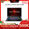 Laptop Acer Nitro 17 Phoenix AN17-51-50B9 (NH.QK5SV.001) Đen (Cpu i5-13500H, Ram 8GB, SSD 512GB, Vga RTX 4050 6GB, 17.3 inch FHD, Win 11)