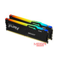 Ram 64GB/5200  Kit (2*32GB) PC Kingston Fury Beast RGB DDR5 (KF552C40BBAK2-64)