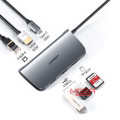 Bộ chuyển đổi USB Type-C sang HDMI+SD+TF+PD+2 cổng USB 3.0+RJ45 Ugreen 50852