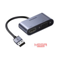 Bộ chuyển USB sang HDMI + VGA Ugreen 20518
