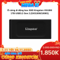 Ổ cứng di động SSD box Kingston XS1000 1TB USB3.2 Gen 2 (SXS1000/1000G) ( Màu đen)