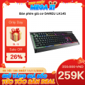 Bàn phím giả cơ DAREU LK145 Gaming giả cơ màu đen (leb 7 màu)