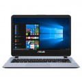 Laptop Asus X407UA-BV552T Grey (Pentium Intel 4417, DDR4 4GB, HDD 1TB-5400rpm, Win10, 14 inch )