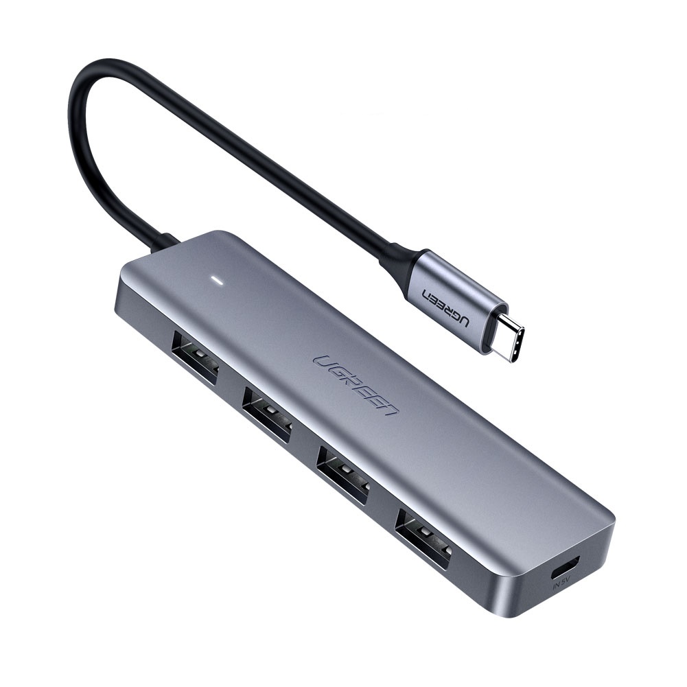 Bộ chia Type C 4 cổng USB 3.0 Hub, 4 cổng Ugreen 70336