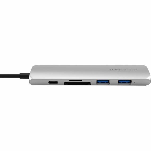 Cổng Chuyển Hyperdrive Bar 6 In 1 Usb-C Hub For Macbook, Ipad Pro 2018, Pc & Devices (HD22E Silver)