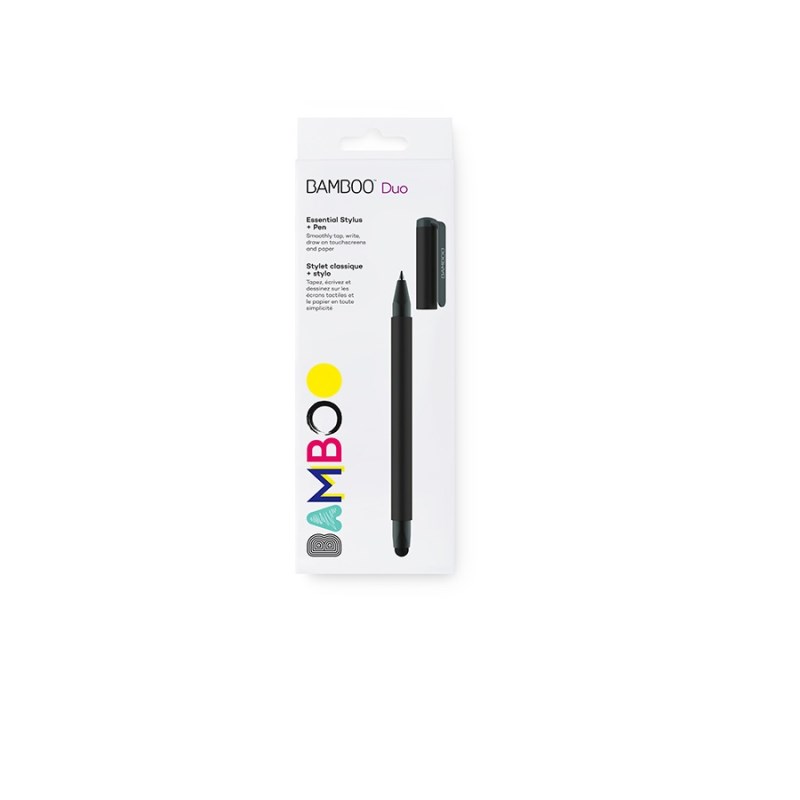 Bút cảm ứng Wacom Bamboo Duo, 4th Generation (CS-191/K0-CX) (Đen)