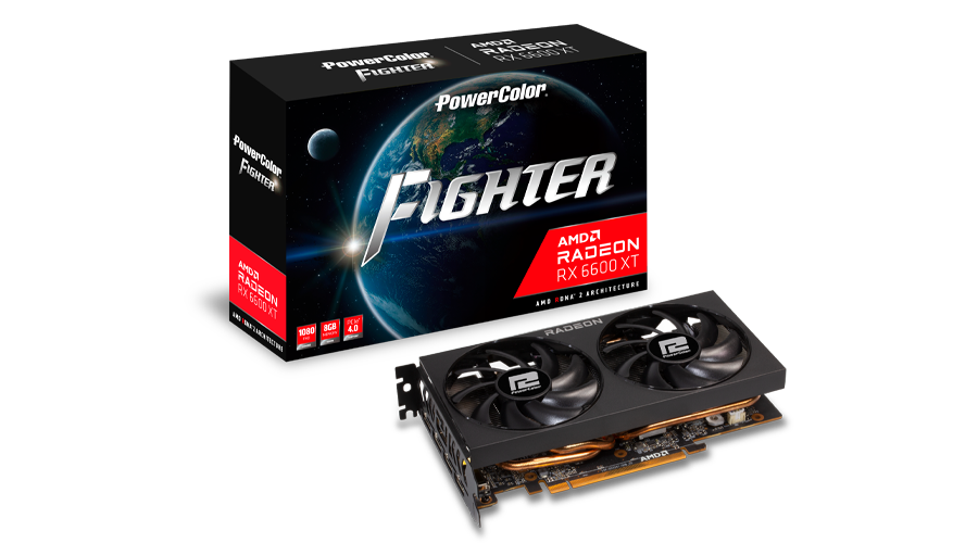 Vga PowerColor FIGHTER AMD Radeon RX 6600 XT 8G