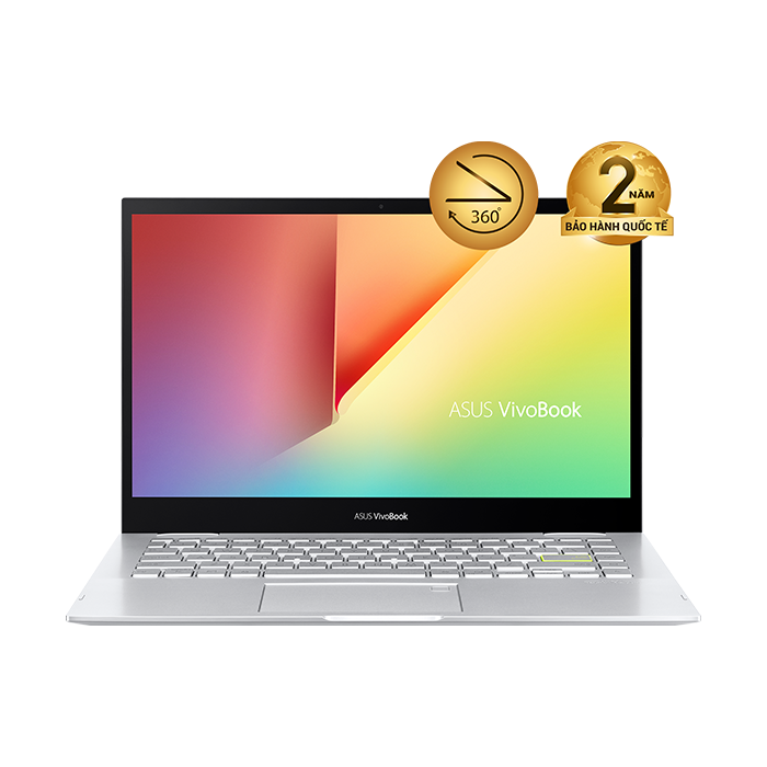 Laptop Asus VivoBook Flip TP470EA-EC346W Bạc( Cpu i3 1115G4, Ram 4GB, Ssd 512GB, 14 inch FHD Touch, Pen, Win11 )