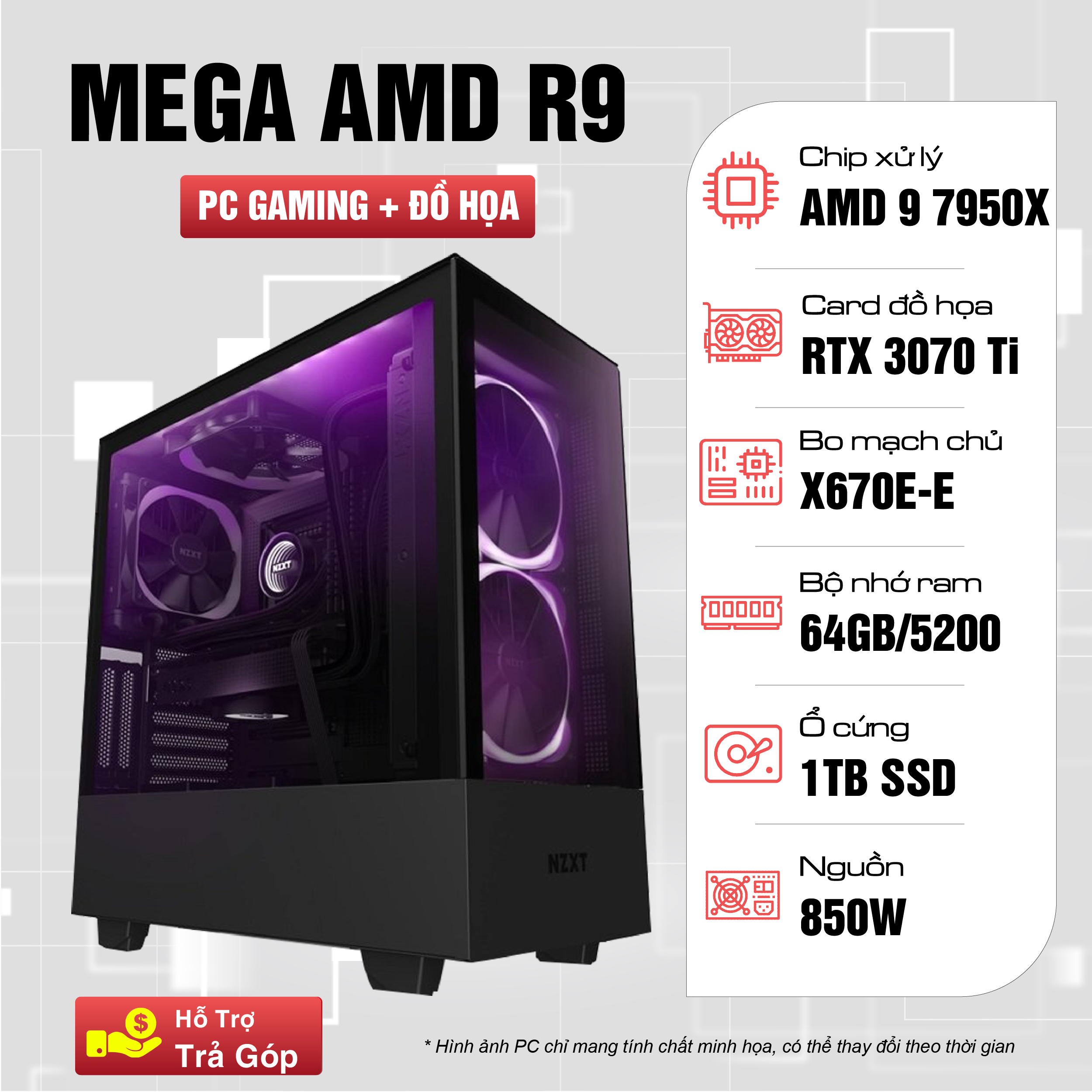 PC MEGA AMD R9 7950X