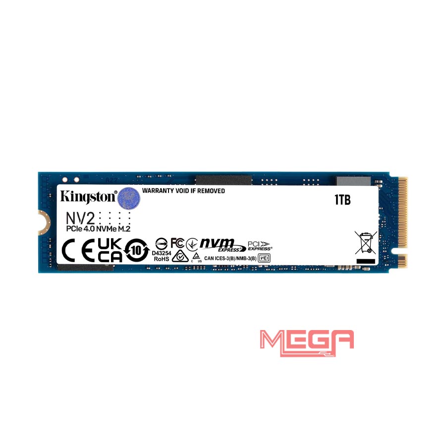 Ổ cứng SSD Kingston 1TB NV2 M.2 PCIe Gen4x4 NVMe (SNV2S/1000G)