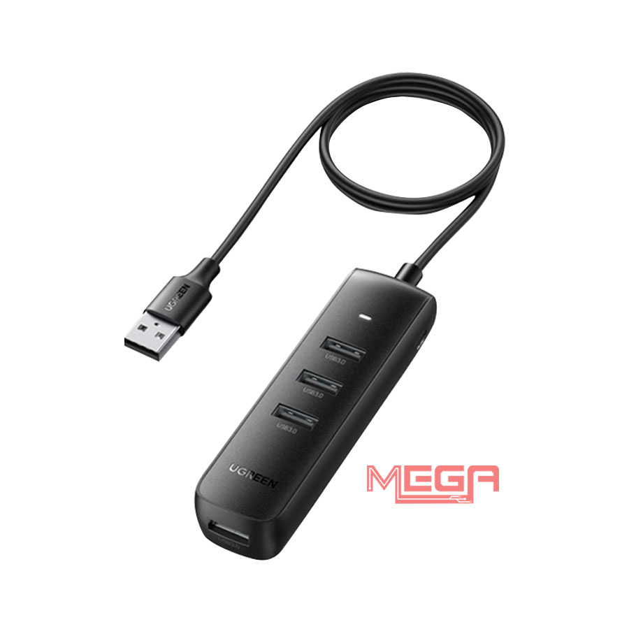 Bộ chia Hub USB sang 4 cổng USB 3.0 dài 1m Ugreen 80657
