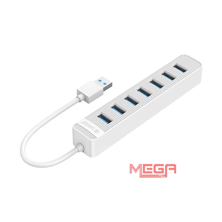 Bộ chia USB HUB 7 cổng USB 3.0 Orico TWU3-7A-WH ( trắng)