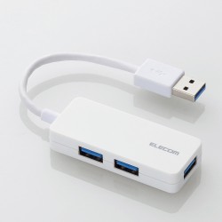Bộ chia Elecom USB HUB 3 cổng USB 3.0 (U3H-K315BWH)