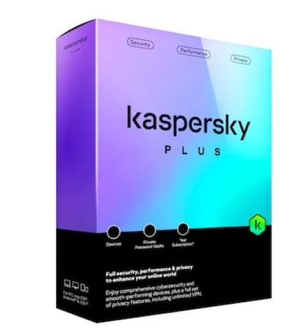 Phần mềm Kaspersky Plus SEA 1-Dvc 1Y Bs RP (KL10424UAFS) (Kis 1PC)