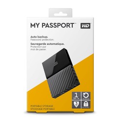 HDD box 1TB WD  My Passport màu đen USB 3.0