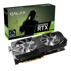 VGA Galax RTX 2060 SUPER (1 Click OC) BLACK 8GB GDDR6 256Bit (26ISL6HP39SS)