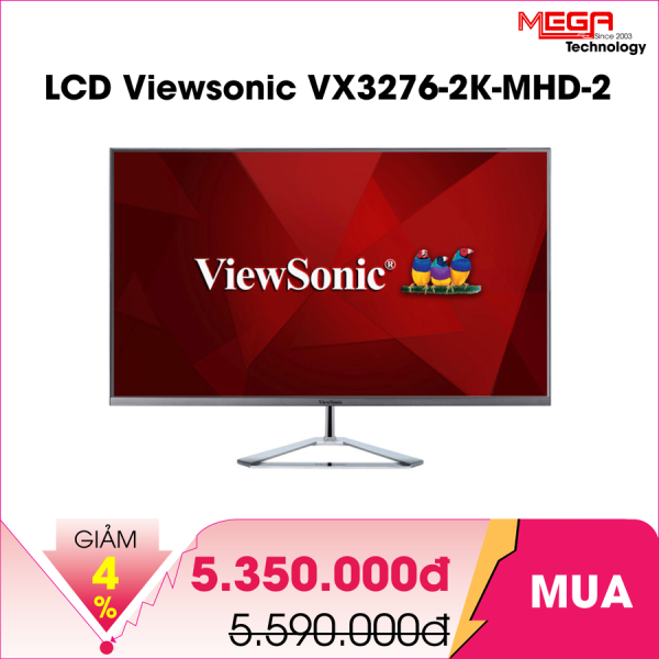 LCD Viewsonic VX3276-2K-MHD-2 31.5 inch 2K IPS 75Hz 3ms (HDMI+DP+mDP)