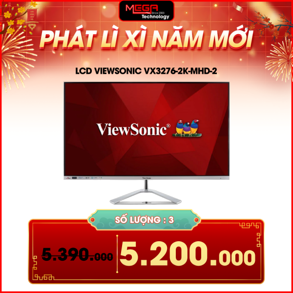 LCD Viewsonic VX3276-2K-MHD-2 31.5 inch 2K IPS 75Hz 3ms (HDMI+DP+mDP)