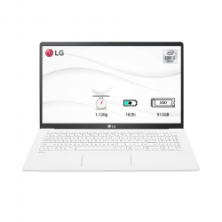 Laptop LG gram 15ZD90N-V.AX56A5 Trắng (Cpu i5 - 1035G7, Ram 8GD4 , 512 G SSD M.2, 15 inch FHD, Dos)