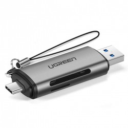 Đầu đọc thẻ USB 3.0 + Type C cho thẻ SD/TF Ugreen 50706