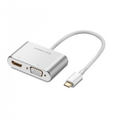 Cáp chuyển USB Type C sang HDMI và VGA Ugreen 50317