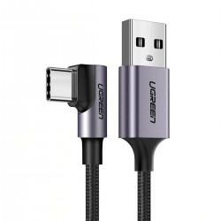 Cáp sạc Type C sang USB 2.0 góc 90 dài 1m Ugreen 50941