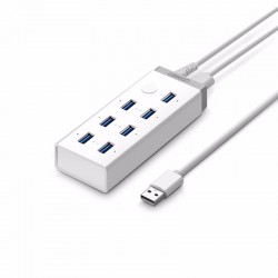 Bộ chia USB 3.0 7 cổng nguồn 12V/5A Ugreen 20296