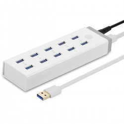 Bộ chia USB 3.0 10 cổng có nguồn 12V/5A Ugreen 20297