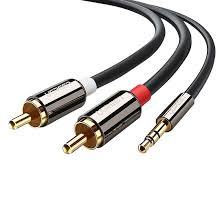 Cáp âm thanh 3.5mm ra 2RCA dài 1M Ugreen 10749