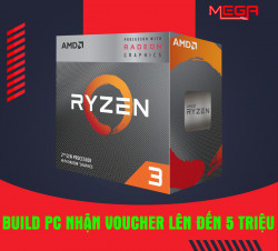 CPU AMD Ryzen 3 3100 (3.6GHz Boost 3.9GHz | 4 Cores / 8 Threads | 16MB Cache | PCIe 4.0)