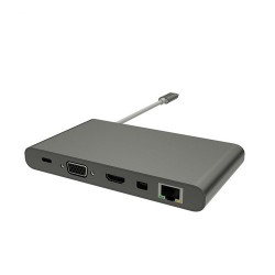 Cổng chuyển Hyperdrive Ultimate USB-C Hub  for MacBook pro, PC & Devices (GN30 Gray)