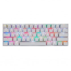Bàn phím cơ Motospeed CK62 bluetooth USB Wired (White - Blue Switch)