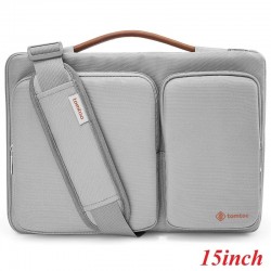 Túi đeo TOMTOC (USA) 360* shoulder bags MACBOOK 15'' A42-E02S Silver