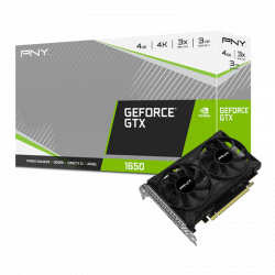 Vga PNY 4GB GTX1650 DDR6 Dual Fan- VCG16504D6DFPPB (2fan)