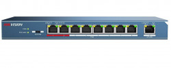 Switch Hikvision DS-3E0109P-E/M(B)-E 9 port PoE 8 cổng (1 cổng Uplink)