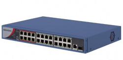 Switch Hikvision DS-3E0326P-E/M(B) 26 port PoE 24 cổng (1 cổng Uplink + 1 cổng SFP)