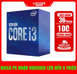 CPU Intel Core i3-10100F Box (3.6 up to 4.3Ghz/ 4 nhân 8 luồng/ sk 1200)