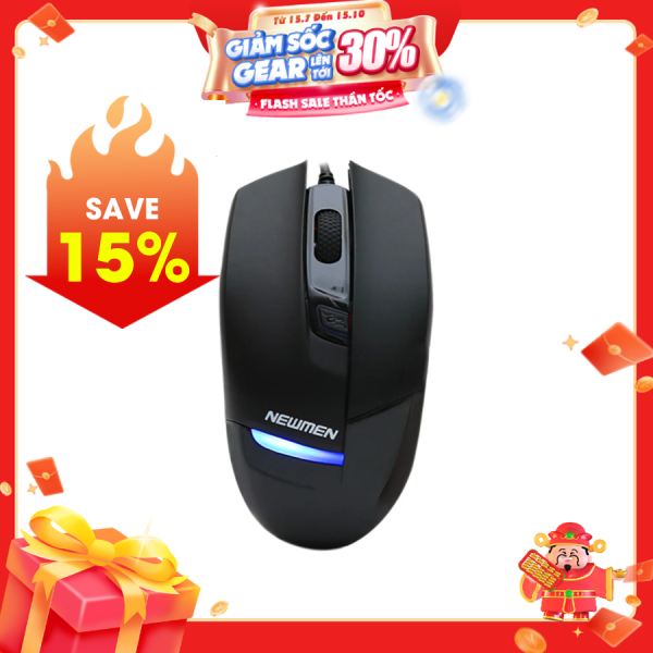 Chuột Newmen G10+ USB for Gaming- Đen