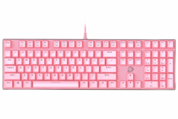 Bàn phím cơ Gaming DAREU EK810 Pink - Led, Pink Blue Switch