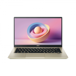 Laptop Acer Swift 3X SF314-510G-57MR ( NX.A10SV.004) Vàng (Cpu i5-1135G7, Ram 8GD4, 512GSSD, Intel Iris Xe Max DG1, 14.0 inch FHD, Win10)