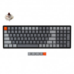 Bàn phím cơ Keychron K4V2 A3 Gateron Brown switch Nhựa led đơn