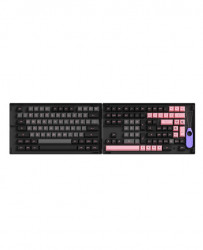 Bộ nút Keycap set AKKO Black Pink (PBT Double-Shot/ASA profile/158 nút)