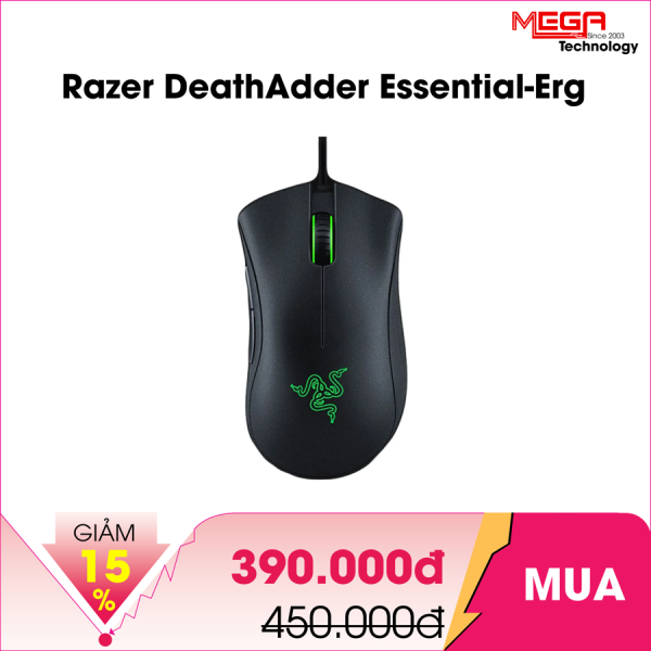 Chuột có dây Gaming Razer DeathAdder Essential-Ergonomic RZ01-03850100-R3M1
