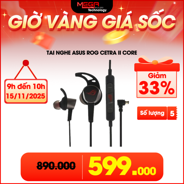 Tai nghe ASUS ROG Cetra II Core