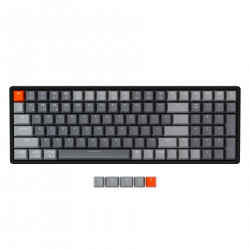 Bàn phím cơ Keychron K4V2 J3 Gateron - Hot Swap Brown switch Nhôm led RGB