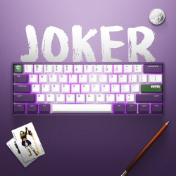 Bàn phím  cơ IQUNIX F60-2020 60% Hot-swappable Wireless - Joker Cherry Red Switch