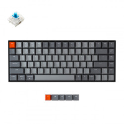Bàn phím cơ không dây Bluetooth Keychron K2 V2 C2 Gateron Blue switch Nhôm RGB