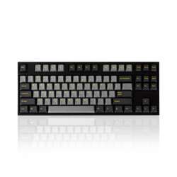 Bàn phím cơ Leopold FC750R PD Black Grey- YellowFont- Cherry Silent Red switch