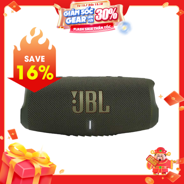 Loa bluetooth JBL CHARGE 5 GRN